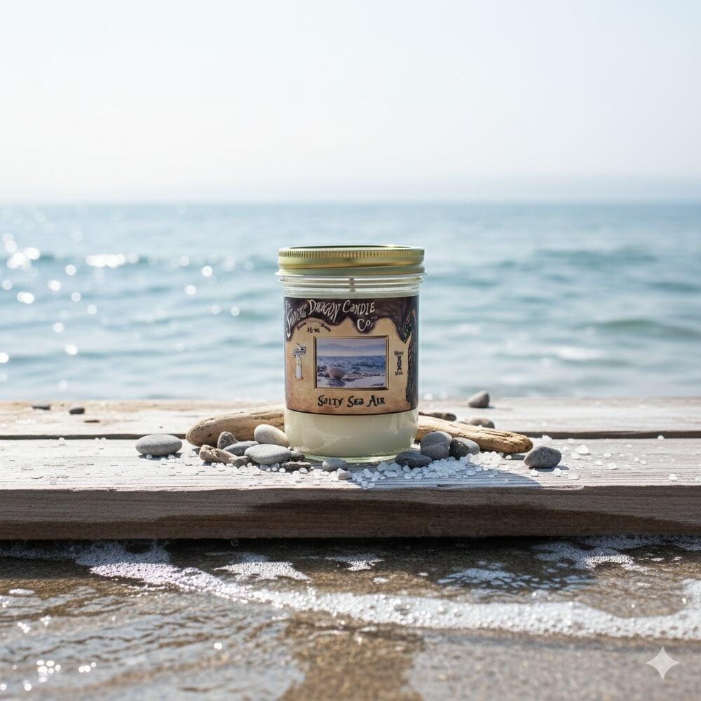 Salty Sea Air - 16 oz Coconut Wax Candle